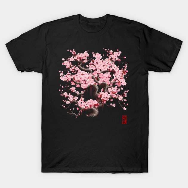 Sakura flower T-Shirt by siriusreno